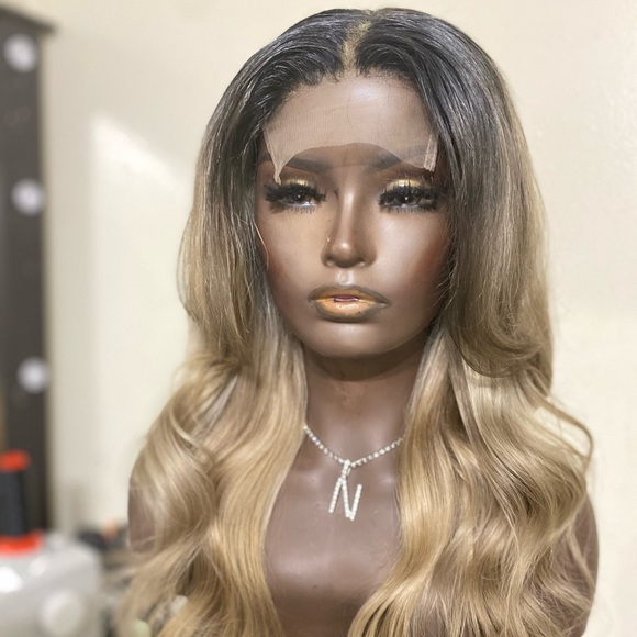 Ombre Coloured Human Hair Wig! - Picture 1 of 4
